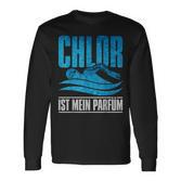 With Chlor Ist Mein Perfume Swimmen Swimmer Langarmshirts