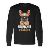 Frenchie Dad French Bulldog Dad Langarmshirts