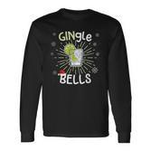 Gingle Bells Christmas Gin Word Game Langarmshirts
