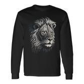 Lion Animal Lion Langarmshirts