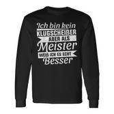 Master Exam Saying Handwerk Meister Langarmshirts