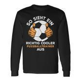 Men's Richtig Cool Football Trainer Black S Langarmshirts