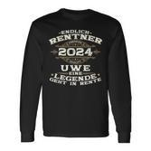 Rente 2024 Rentner 2024  For Uwe Langarmshirts