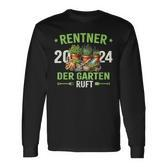 Rentner 2024 Der Garten Ruft Rente 2024 Langarmshirts