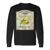 Retro Limonade Langarmshirts: Wenn Das Leben Zitronen Gibt, German Design