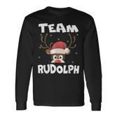 Team Rudolph Xmas Reindeer Deer Lover Langarmshirts