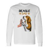 Beagle Dog Dad Langarmshirts
