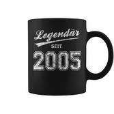 18 Geburtstag 2005 Legendär Seit 2005 Geschenk Jahrgang 05 Tassen