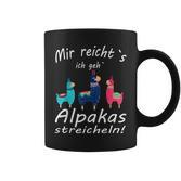 Alpaca And Lamas Mir Reichts Ich Geh Alpacas Strokes Tassen
