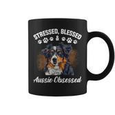 Australian Shepherd Stressed Blessed Aussie Lustig Besitzer Tassen