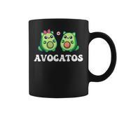 Avogato Avocado Paar Katze Kätzchenegan Avocatos Tassen