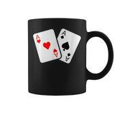 Card Game Spades And Heart As Cards For Skat And Poker Tassen