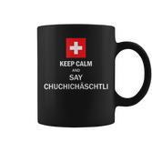 Chuchichäschtli Swiss Swiss German Black Tassen