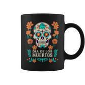 Dia De Los Muertos Mexico Sugar Skull Black S Tassen