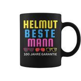 Helmut Beste Mann 100 Jahre Garantie Mallorca Party Schwarz Tassen