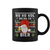 Ho Ho Hol Mir Mal Ein Bier Christmas Slogan Tassen