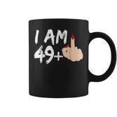 Ich Bin 49 Plus 1 Mittelfinger Zum 50 Geburtstag Tassen