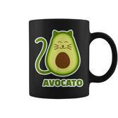 Lustiges Avocato-Katzen Tassen, Geschenkidee für Katzenliebhaber