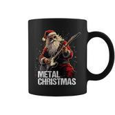 Metal Christmas Christmas Santa Guitar Tassen