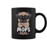 Mops Papa Lustiges Tassen, Pug mit Sonnenbrillen für Hundeliebhaber