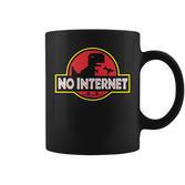 No Internet Park T-Rex Dinosaur For Geek Or Nerd Friend Tassen