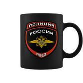 Russische Polizei Badge Russland Cops Geschenk Tassen