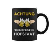 Schützenfest Achtung Trinkfest Hofstaat German Langu Tassen