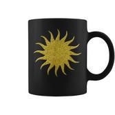 Sun Solar System Golden Retro Symbol Tassen