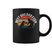 Vintage Best Dog Dad Ever Retro Fist Pump Puppy Doggy Tassen