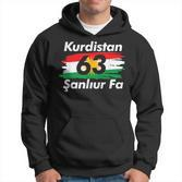 63 Sanliurfa Kurdistan Flag Hoodie