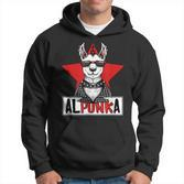 Alpunka Punk Alpaca Lama Punk Rock Rocker Anarchy Hoodie