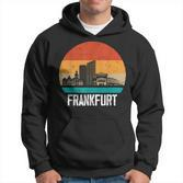 Frankfurt Skyline Retro Vintage Souvenir Frankfurt Hoodie