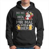 Ho Ho Hol Mir Mal Ein Bier Ugly Christmas Sweater Hoodie
