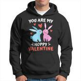 Hoppel Rabbit Ich Liebe Mein Hasen Valentine's Day Hoodie