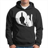 Middle Finger Cat Middle Finger Shadow S Hoodie