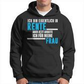 Rente  For Man Saying Rentner Frau Hoodie