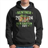 Rentner 2024 Der Garten Ruft Rente 2024 Hoodie