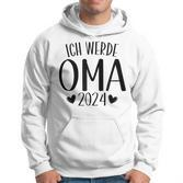 Ich Werde Oma 2024 German Language Hoodie
