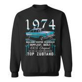 1974 Jahrgang Mann Frau 50 Years 50Th Oldtimer Sweatshirt