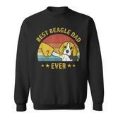 Best Beagle Dad Ever Retro Vintage Puppy Dog Daddy Sweatshirt