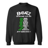 Cannabis Legalisierung Bubatz Legal Deutschland Tour 2024 Sweatshirt