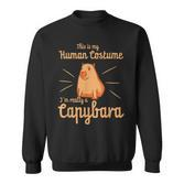 Capybara Haustierkostüm Für Capybara-Liebhaber Sweatshirt