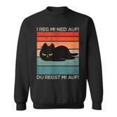 Cat I Reg Mi Not Auf Evil Cat Sweatshirt