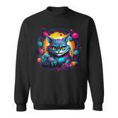 Cheshire Cat Alice In Wonderland Cool Graphic Sweatshirt