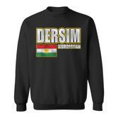 Dersim Kurdistan Flag Free Kurdistan Dersim Sweatshirt