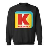 Feinkost Kolinski Langarm-Sweatshirt, Designer-Top für Gourmet-Fans