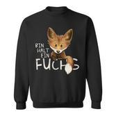 Fuchs Statement Langarmshirt, Verwegene Fuchsigkeit Sweatshirt