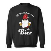 Christmas Ho Ho Hol Mir Mal Ein Bier Fun Sweatshirt