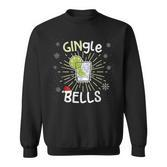 Gingle Bells Christmas Gin Word Game Sweatshirt