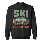 Ski Lifestyle Skiing In Winter Skier Sweatshirt